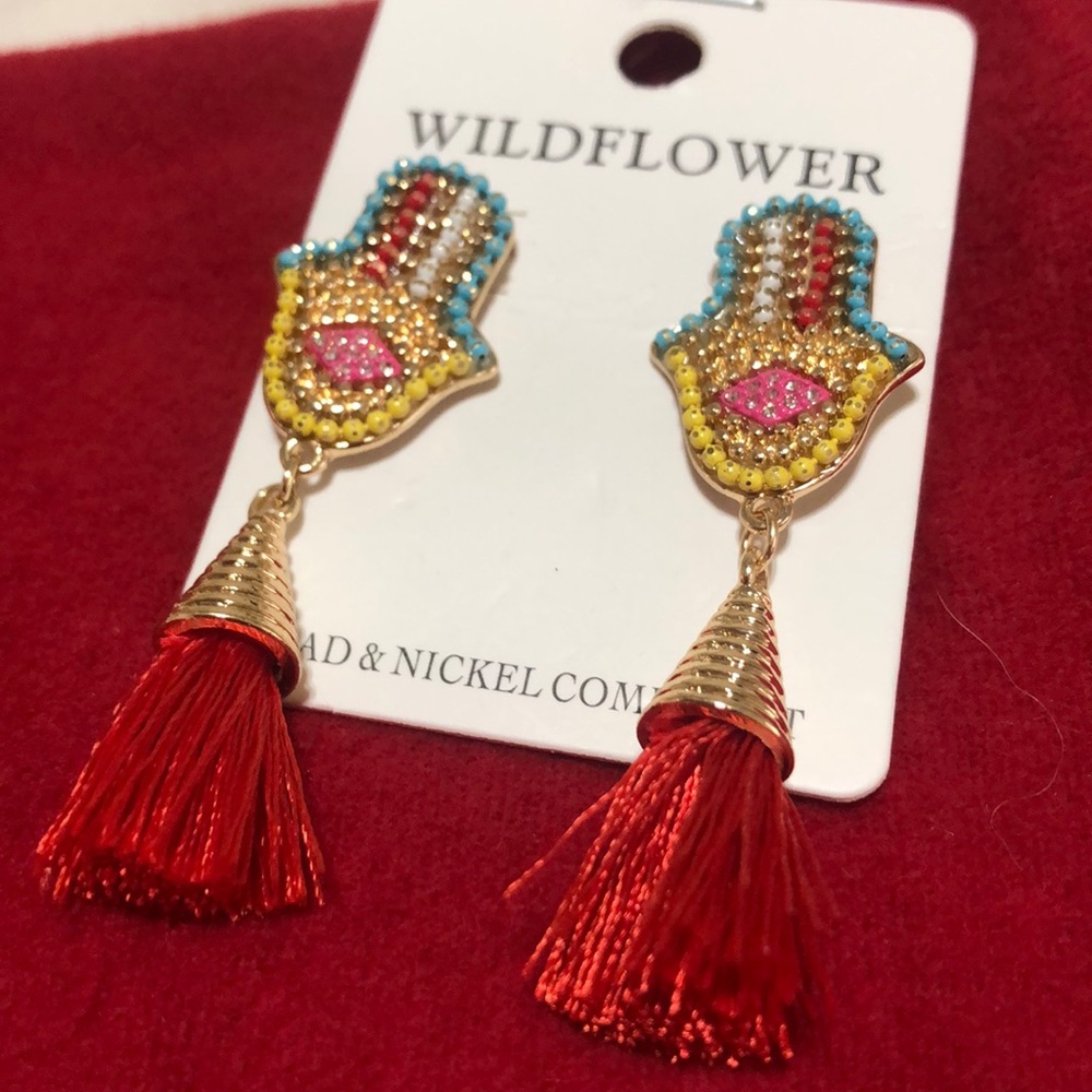 Hand of Fatima earrings colors